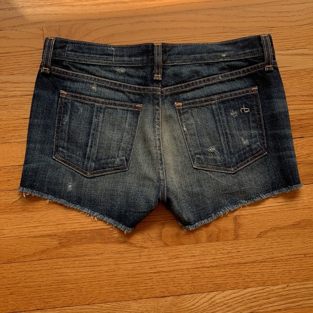 Classic Rag & Bone Ripped Jeans Shorts - Picture 2 of 9